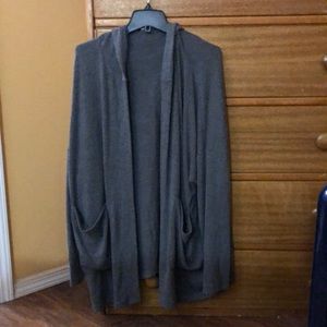 Young Fabulous and Broke hooded gray sweater, size XS